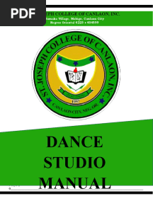 Dance Studio Manual