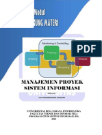 Modul Manajemen Proyek SI (0009-D3)