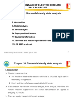 EE3726 - Chapter 10 - Sinusoidal Steady State Analysis