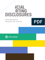 Financial Disclosures From Investor Perspectives