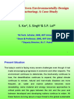 S. Kar, S. Singh & S.P. Lal: Innovation-Driven Environmentally-Benign Manufacturing: A Case Study