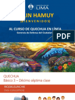 Clase 17 - Quechua