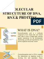 Molecular Strucuture of Dna, Rna & Proteins: Dasal - Azagra - Lobo