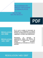 I-Normativa Relacionada Con Reenvase, Reempaque y Rotulados