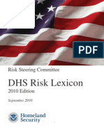 Dhs Risk Lexicon 2010