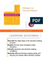 Managers As Decision Makers: Inc. Publishing As Prentice Hall