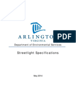 Streetlight Specifications: Department of Environmental Services