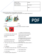 Soal Pas Kelas 2 Tema 1