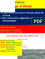 Full Fathom Five Thy Father Lies
