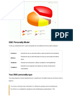 Disc Personality Test Result - Free Disc Types Test Online at 123test