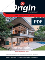 See The Light... : Price List April 2020