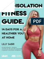Self-Isolation Fitness Guide - LEAN X Optimum Nutrition-2