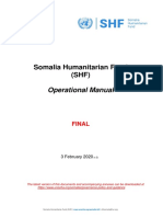 Somalia Humanitarian Fund (SHF) : Operational Manual
