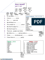 Let me introduce myself ימצע תא גיצהל יל ונת: School subjects - רפסה תיב תועוצקמ