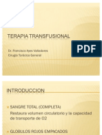 TERAPIA TRANSFUSIONAL
