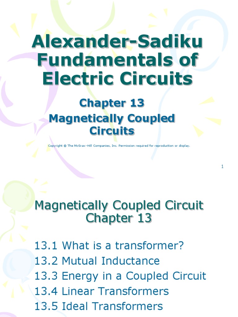 AC CIRCUITS - Magnetic Coupled Circuits | PDF | Inductor | Inductance