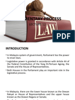 Lecture 12 Parliamentary Process