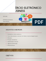 Apresentação Comércio Eletrónico e E-Business