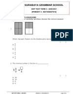 p4 Mathematics (Unit Test Term 3 - 2020-2021)