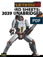 BattleTech - Record Sheets - 3039 Unabridged