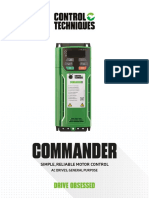 Commander General Purpose AC Variable Speed Drives Brochure