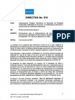 MEN Directiva 016 9octubre Plazo Alternancia