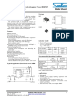 STR5A460 Series Data Sheet: For Non-Isolated Off-Line PWM Controllers With Integrated Power MOSFET