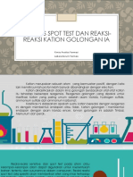 P2 Analisis Spot Test Dan Reaksi-Reaksi Kation Golongan IA