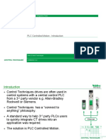 PLC Controlled Motion - Introduction: R&D - Product Integration Team