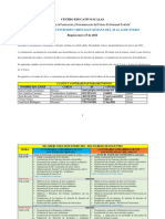 Cronograma de Actividades de Inducción 2021