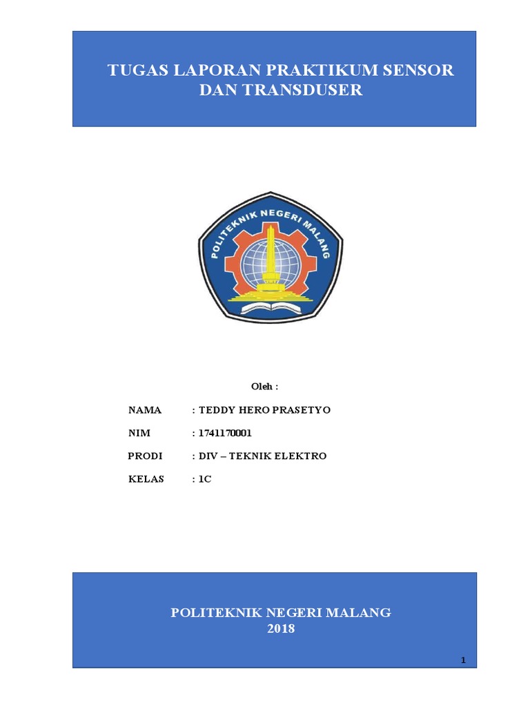 Tugas Laporan Praktikum Sensor Dan Tranduser Pak Bambang | PDF | Metode ...