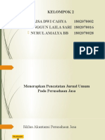 Menerapkan Pencatatan Jurnal Umum Pada Perusahaan Jasa