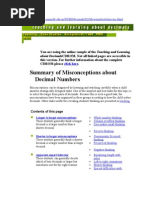 Download Misconception in mathematics by ippm09 SN50066169 doc pdf