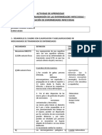 TAREA MEC DE TRANSMICION DE LAS ENFERMEDADES INFECCIOSAS CLASIFICACION DE ENF INFECCIOSAS 25-01