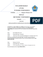 Nota Kesepahaman SMP 2 - SMP 7