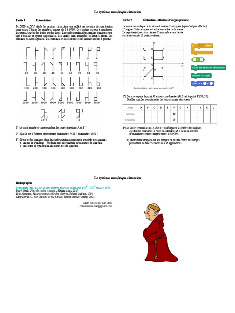 Entier Compris Entre 8000 Et 9000 Berselius | PDF | Code (information) | Notation