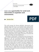 Roles and Opportunities For Social Work Intervention in Expatriate Work Environments