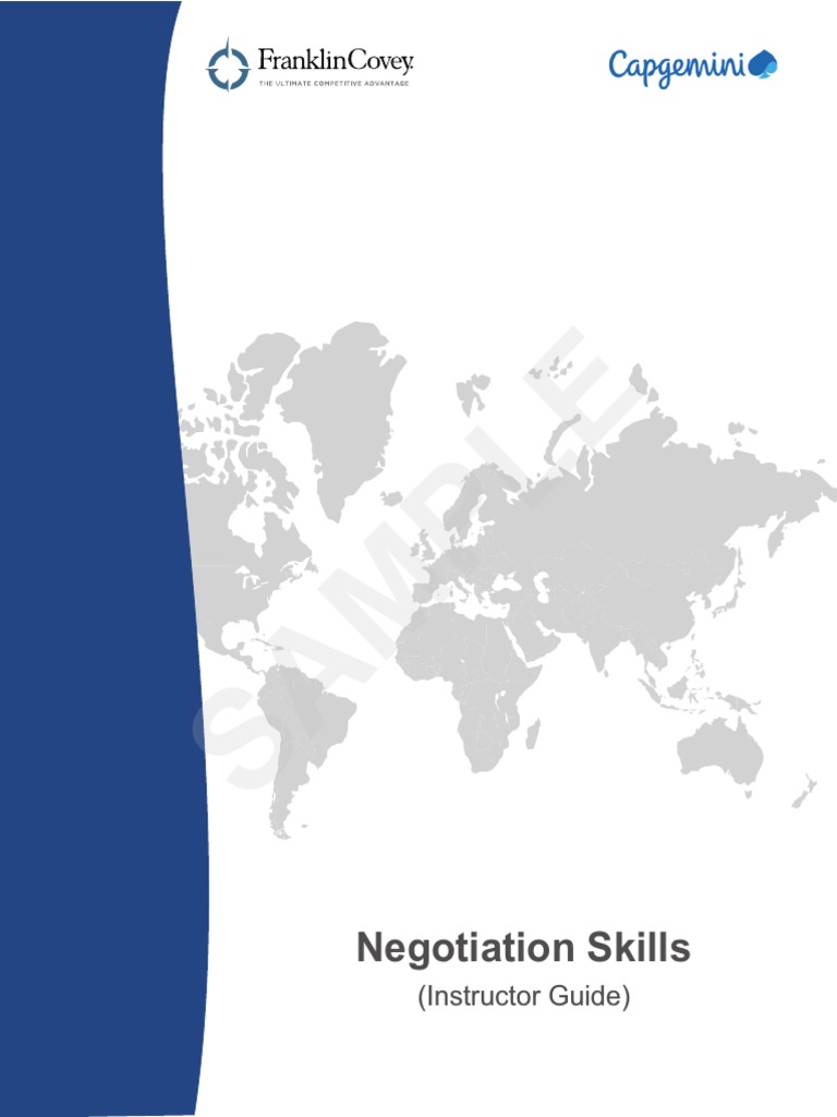 Negotiation Skills IG | PDF | Negotiation | Body Language