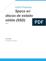 Caracteristica de Slack Space en Disco de Estado Solido