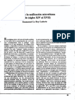 Emmanuel Le Roy Ladurie - La Unificación Microbiana Del Mundo s. XIV-XVII