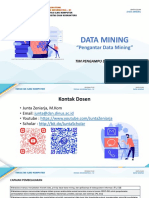 Pertemuan 1 - Pengantar Data Mining