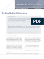 Research Fundamentals: The Closed-End Fund Market, 2009