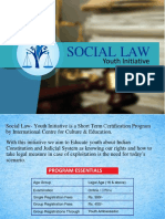 Social Law Youth Initiative Certification