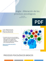 Alteraciones de Los Procesos Psicológicos - Semiología-1