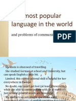 The Most Popular Language in The World