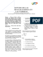 Estudio de las perdidas de energia en las tuberias.2