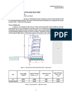 Verification Analysis of The Redi Rock Wall