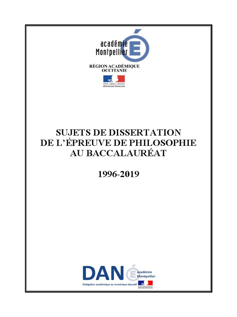 L exigence De La Vérité Est elle Compatible Avec La Tolérance Sujets Dissertation Philo 1996 2019 | PDF | Conscience | Bonheur