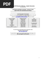 Agilent 5530 Dynamic Calibrator - Update Information