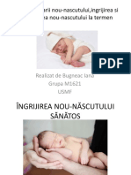 Evaluarea starii nou-nascutului,ingrijirea si alimentarea nou-nascutului la termen